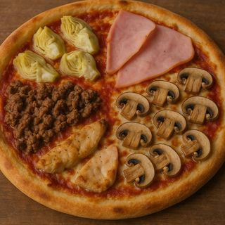 Pizza 4 Saisons – Version Miam Miam