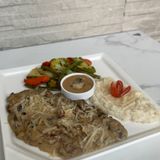 Emincé de poulet champignons 