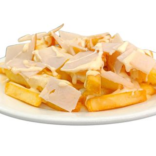 Chessy fries (with turkey, avec dinde fumée)
