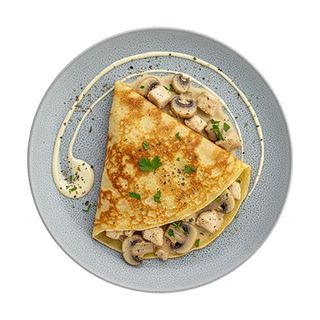 Crêpe Salée Poulet Champignon
