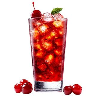 Ice tea fruits rouges
