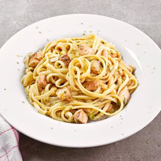 Linguine saumon