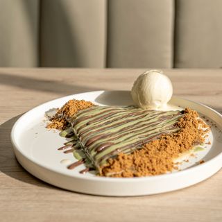 Crepe Kunafa Pistache Nutella