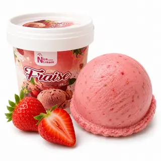 Glace fraise - 300ml