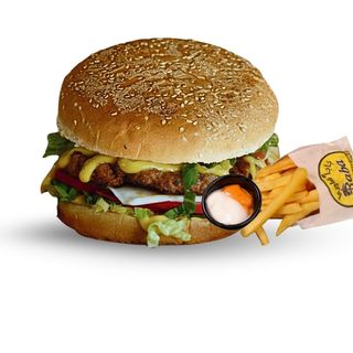 Burger Kefta + frites