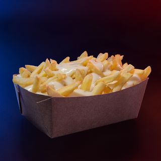 Frite sauce fromagère maison ( Type tacos ) !