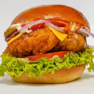 Burger ‘n Old School  Chicken