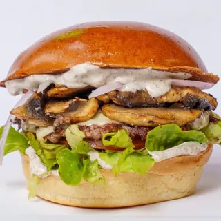 Burger ‘n mushroom
