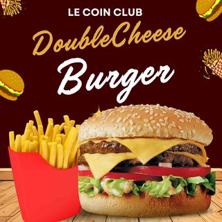 Double cheese Burger