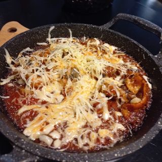 M9ila Oeufs champignons - Epinards