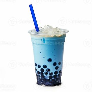 Bubble tea blue berry