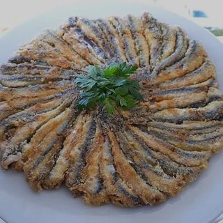 Chinchard frit (شطون مقلي) – avec un plat de votre choix