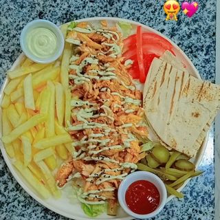 Plat shawarma