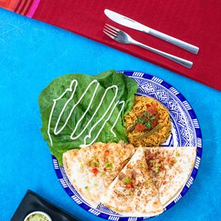 Quesadilla Poulet + Frites maison