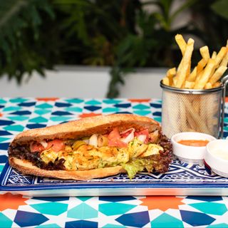 Sandwich Viande Hachée avec frites