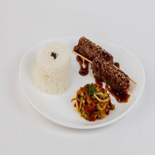 Brochettes boeuf fromage 