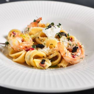 Pâte Pesto Gambas