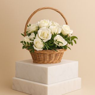 Le Panier à Roses Blanches