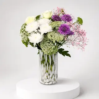 Bouquet L'esprit Temporelle en Vase
