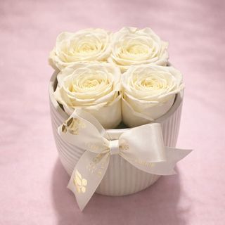 Le Lovely porcelaine roses blanche