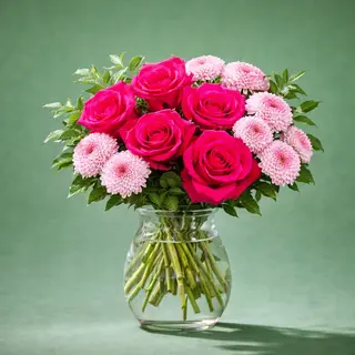 Le Bright Pink Bouquet