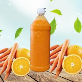 Jus de carotte à l'orange
