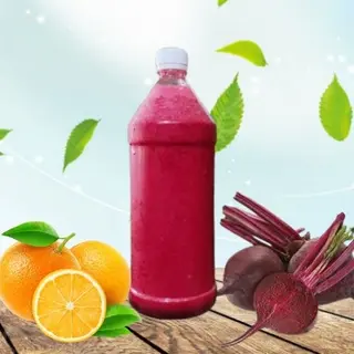 Jus de betterave à l'orange