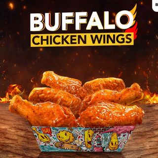 12 Ailes de Poulet Chilli Garlic Buffalo – Épicées et Croustillantes