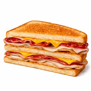 Toast charcuterie fromage