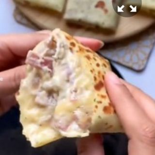 Crêpes salées charcuterie fromage