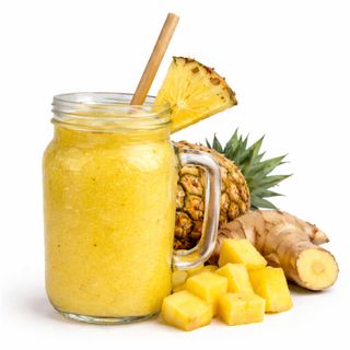 Jus ananas avec gingembre