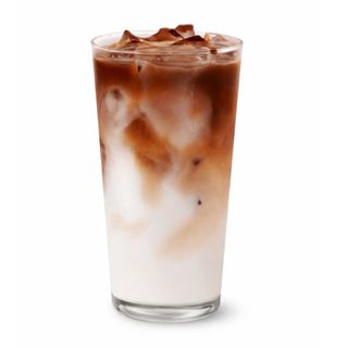 Ice latte caramel macchiato
