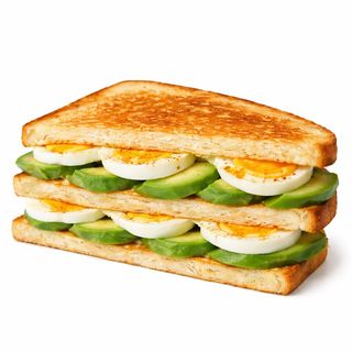 Toast oeuf dur avocado