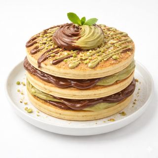 Pancake nutella pistachio