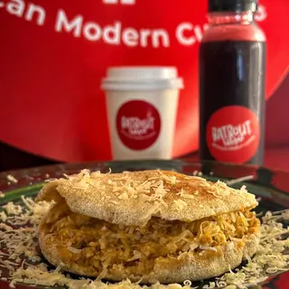 Batbout omelette zaalouk
