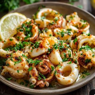 Calamar et Gambas à la plancha