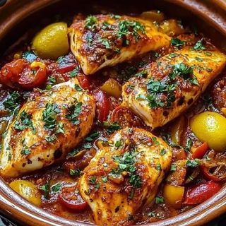 Tajine de poisson à la chermoula