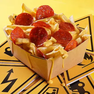 Frite cheddar pepperoni !
