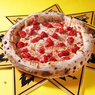 Pizza poulet tandoori artisanale