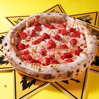 Pizza poulet tandoori artisanale