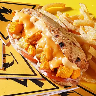 Sandwich poulet curry + Frite