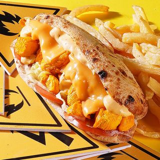 Sandwich poulet curry + Frite 