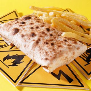 Compose ton tacos L - 2 VIANDES ! ( Sauce fromagère du chef ) + Frites