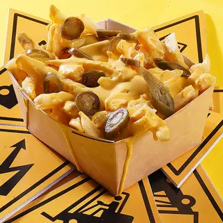 Frite cheddar Jalapenos !