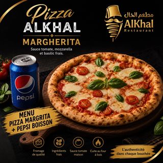 * Menu Margherita + Pepsi