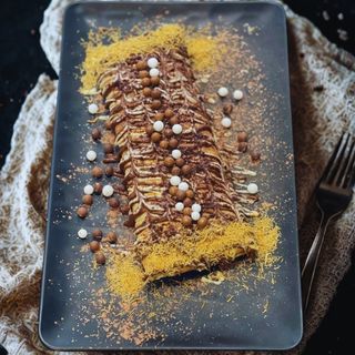 Crêpes Kunafa Cappuccino