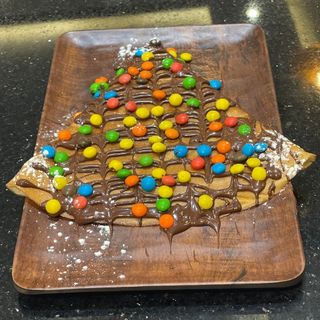 Crêpes au m&m's