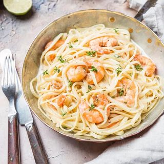 Spaghetti gambas