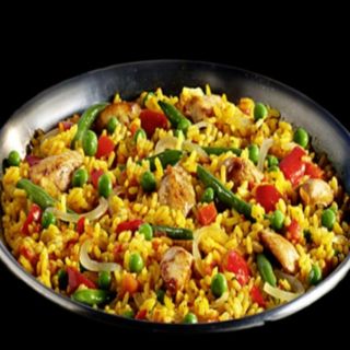 Paellas de poulet 