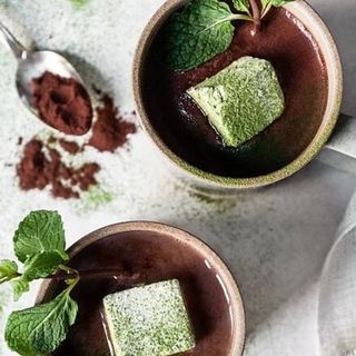 Hot chocolate matcha